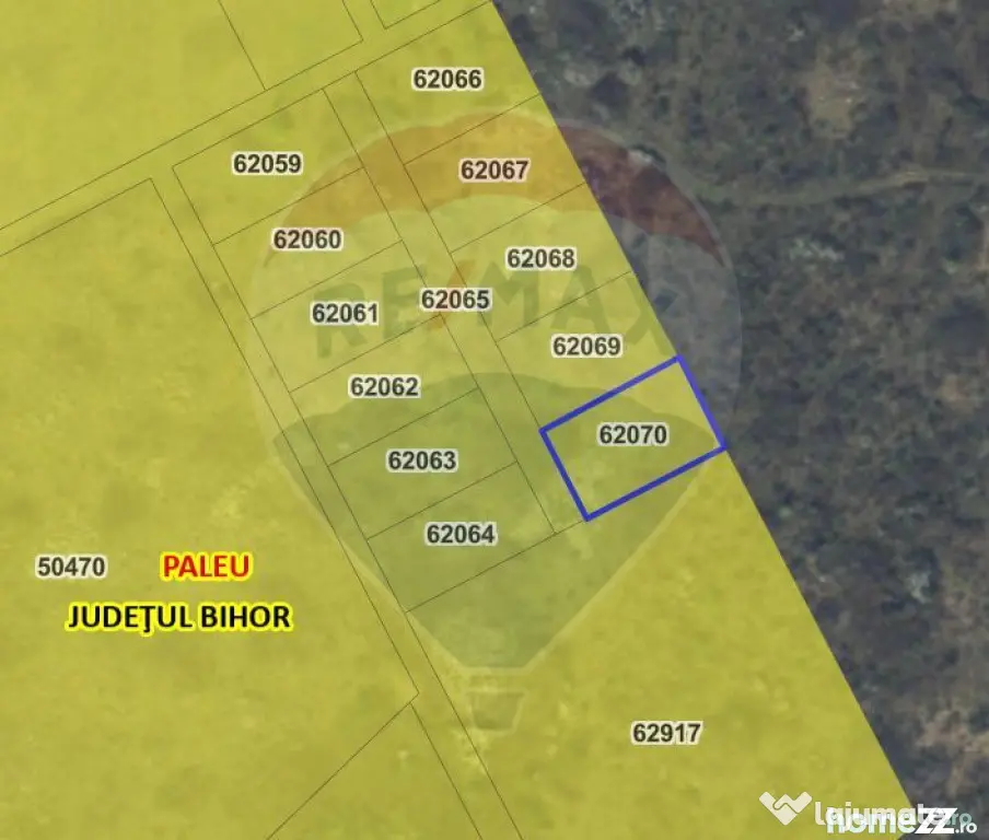 De vânzare teren 974 mp, în Paleu