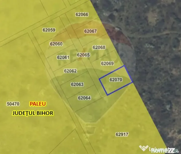 De vânzare teren 974 mp, în Paleu