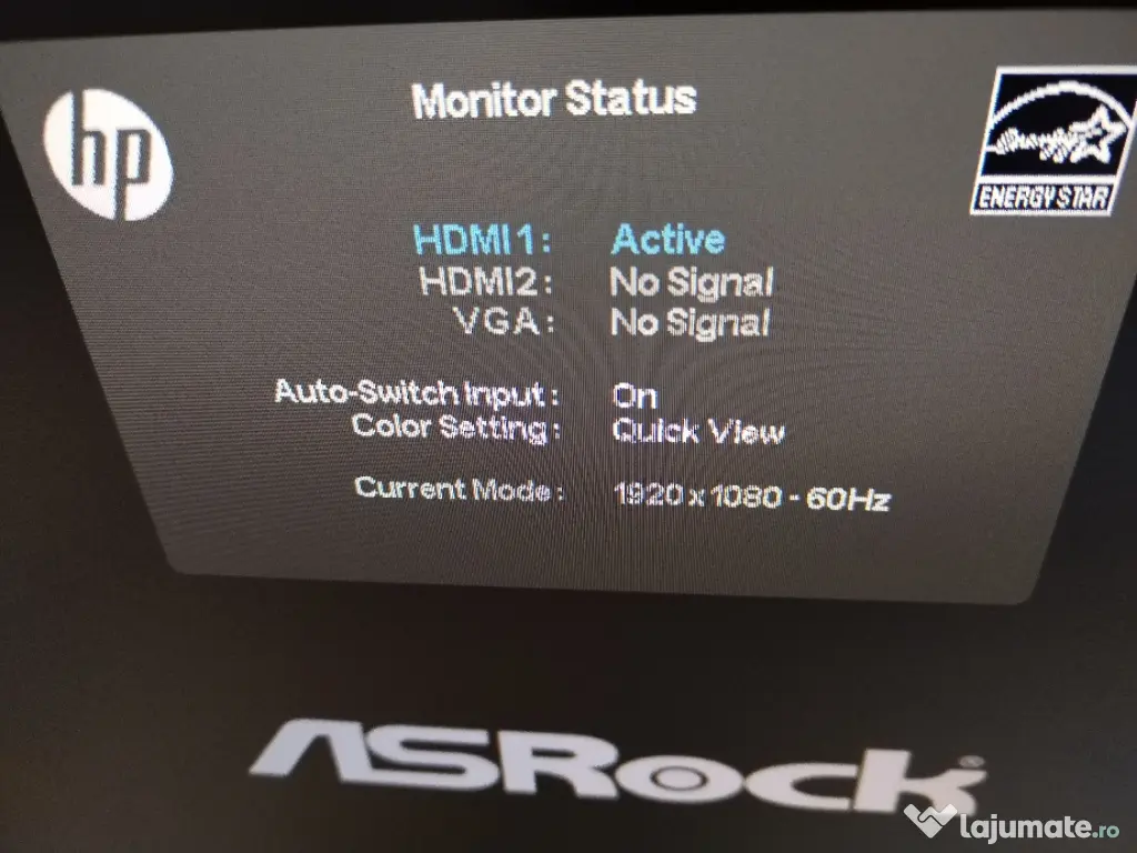 monitor LED IPS HP PAVILION 24CW