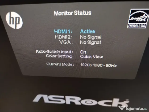 monitor LED IPS HP PAVILION 24CW