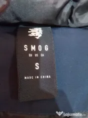 Geacă iarnă bărbați Parka SMOG, Mărimea S, Bleumarin (Dark Blue) 