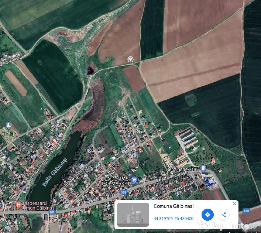Teren extravilan 2000 mp la 25 km de Bucuresti