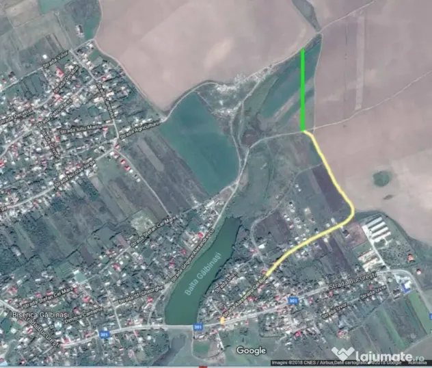 Teren extravilan 2000 mp la 25 km de Bucuresti
