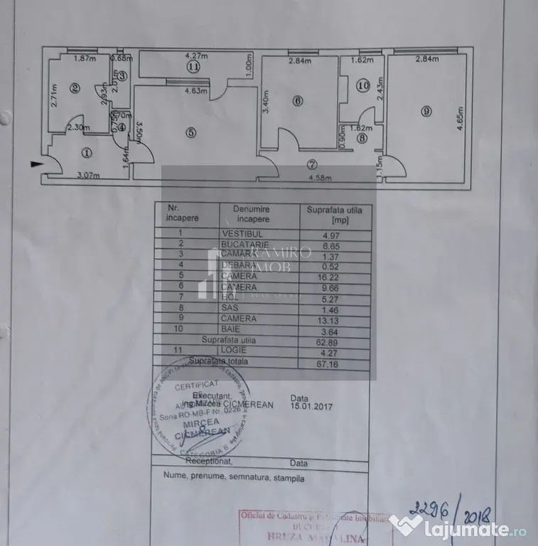 Apartament 3 camere- Constantin Brancoveanu/Turnu Magurele