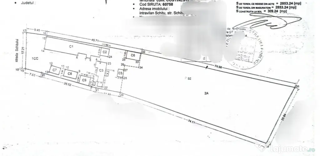 Teren intravilan de vânzare în Costinești – Strada Schi