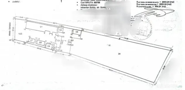 Teren intravilan de vânzare în Costinești – Strada Schi
