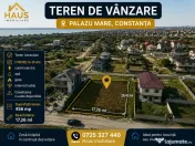 Palazu Mare Teren Intravilan 456 mp Deschidere 17,80 ml U 