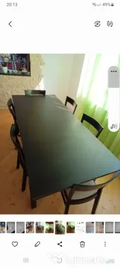 Masa extensibila +scaune 