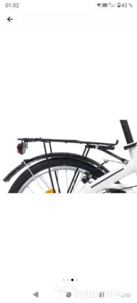 Bicicleta pliabila 20" 6V White/Black 