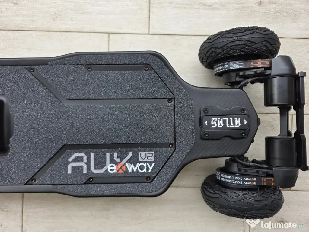 Skateboard electric Exway Atlas V2 Carbon 4WD 5040W Full Box
