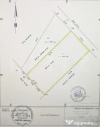 Teren pentru casă – 775 mp, deschidere 20,66 m la DN72 ?? 