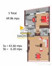 2 camere+parcare-200m metrou M.Bravu-0% comision-550m parc-3 