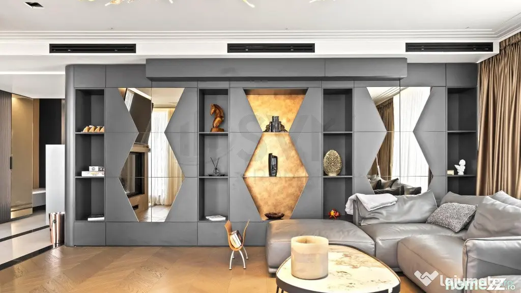 Penthouse 5 camere lux cu 3 parcari Pipera