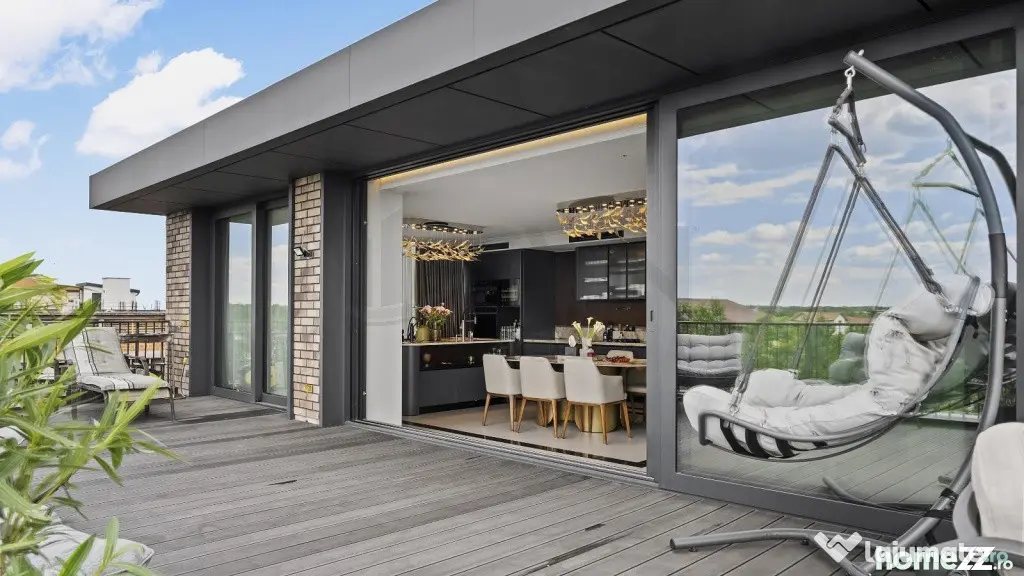 Penthouse 5 camere lux cu 3 parcari Pipera