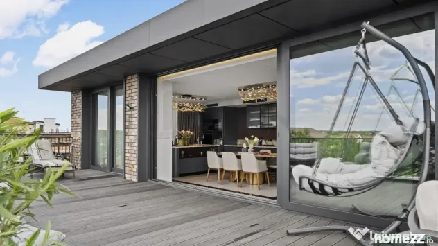 Penthouse 5 camere lux cu 3 parcari Pipera
