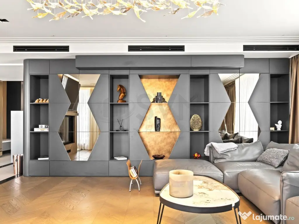 Penthouse 5 camere lux cu 3 parcari Pipera
