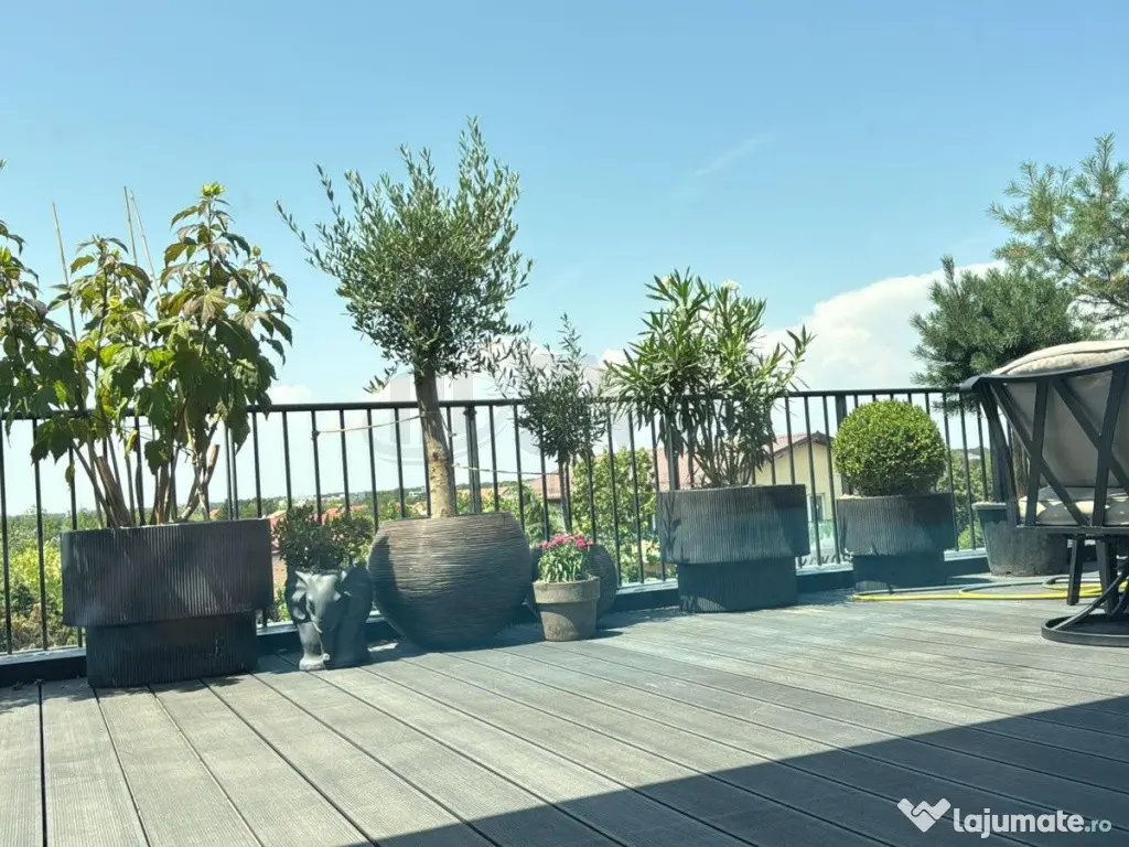 Penthouse 5 camere lux cu 3 parcari Pipera