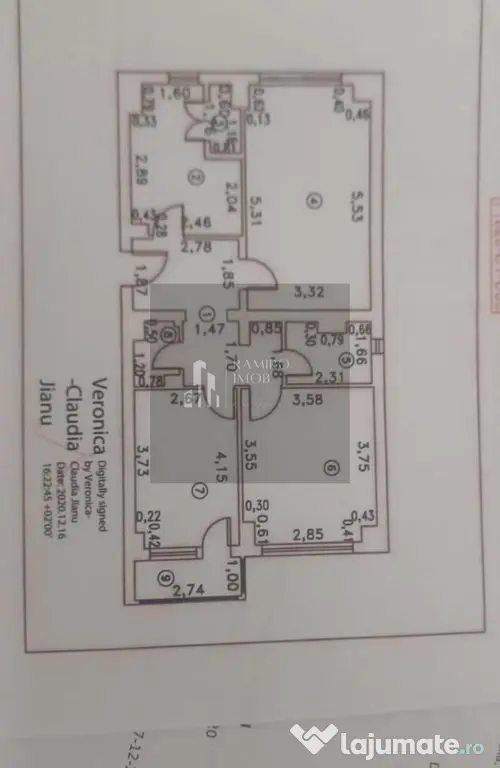 Apartament 3 camere decomandat Brail / Calea Calarasilor