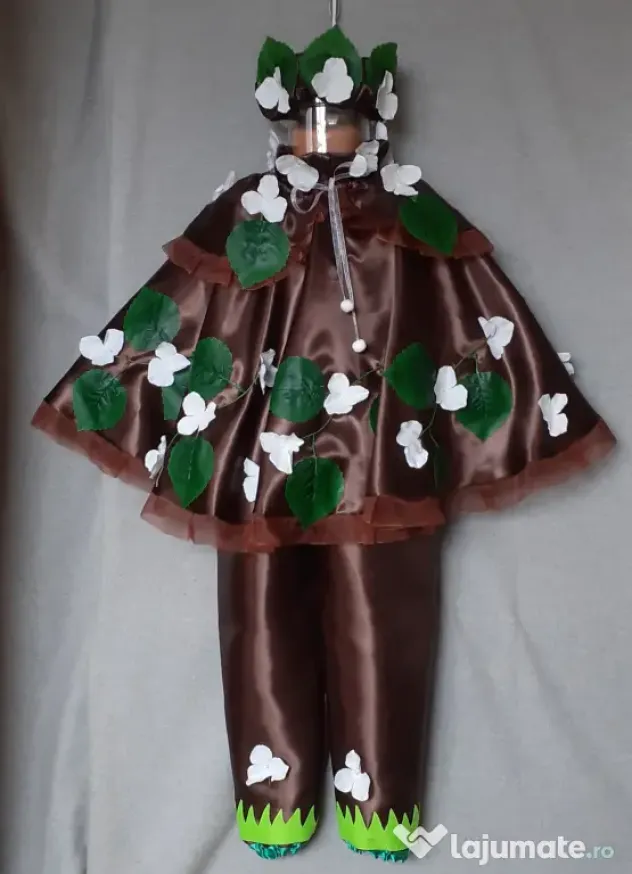 Costum Copac cu frunze si cu flori pentru copii,195 lei