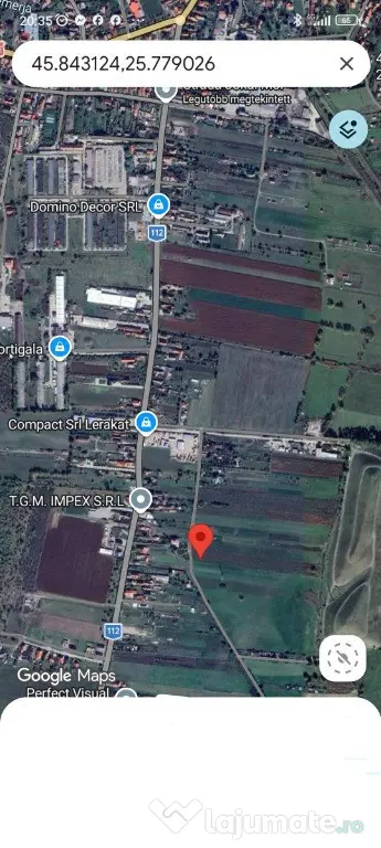 De vânzare teren extravilan la Sfântu Gheorghe