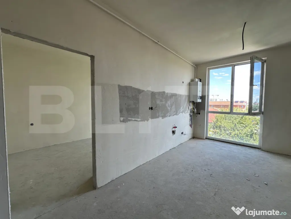 Apartament cu C.F. 3 camere in bloc nou, Mărăști