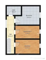 Apartament la casa cu 2 camere situat in zona Calea Dumbravi 