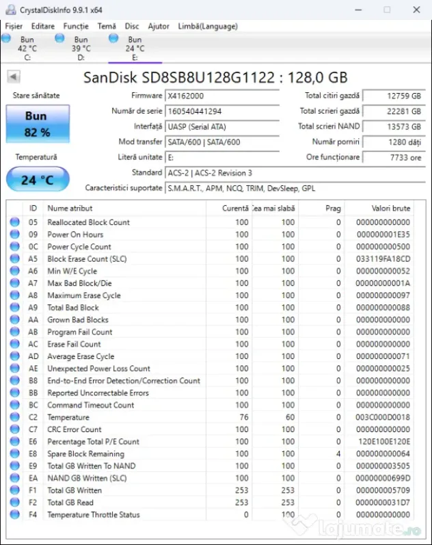 SSD SanDisk X400 128GB SATA III 2.5 inch