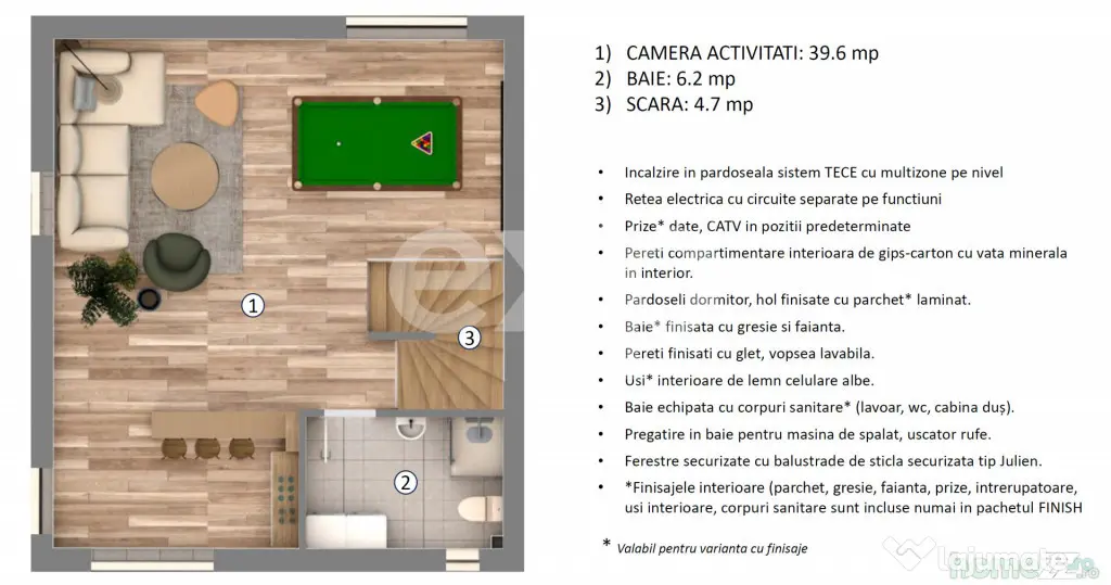 Duplex Premium | 145 mp utili | Curte 90 mp | 4 băi | Otope