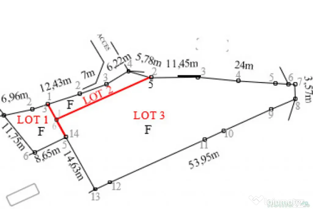 Teren intravilan 1000 mp, plan, construibil – Săcălășe