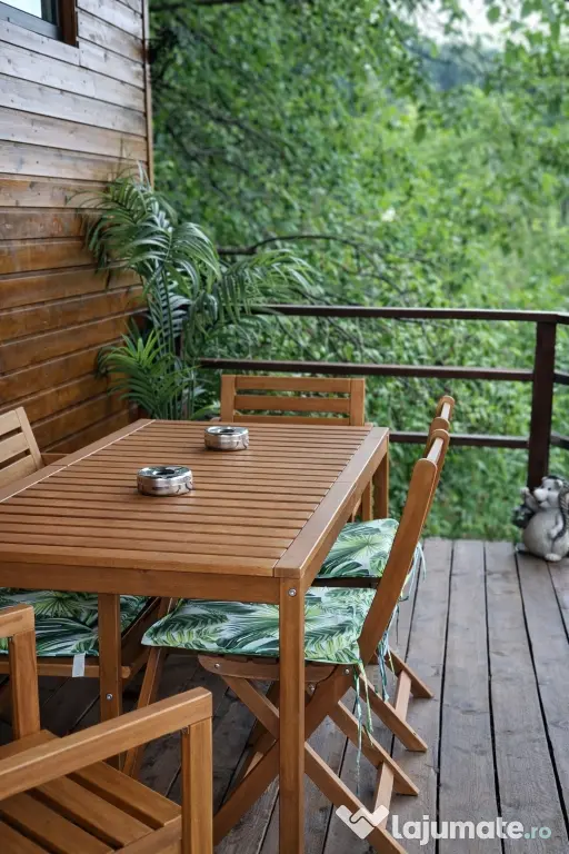cabana de închiriat cu ciubar jacuzzi