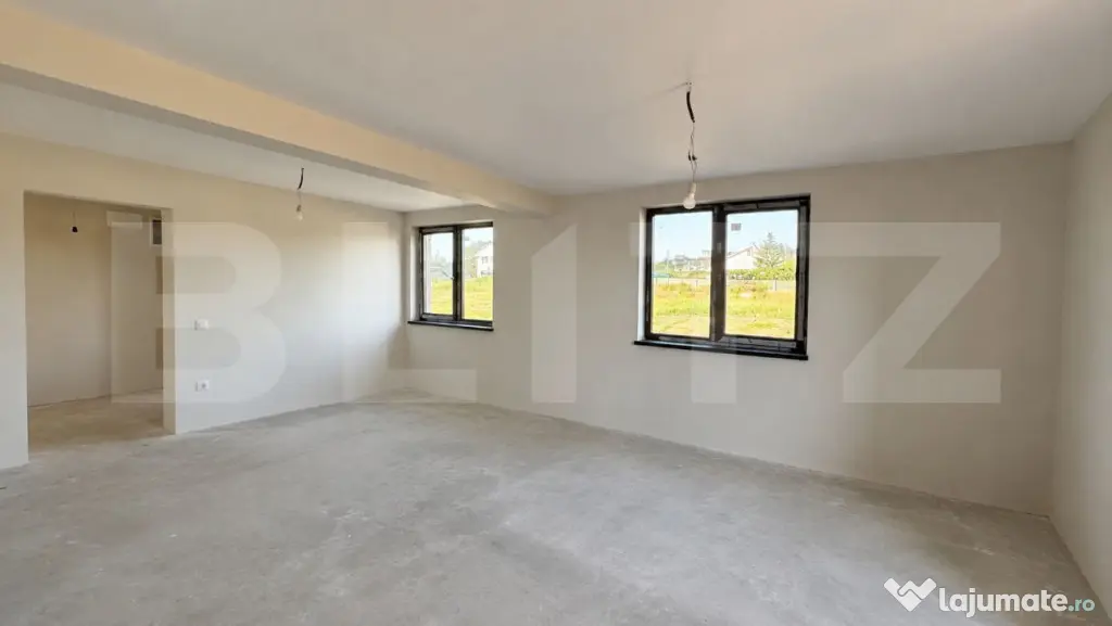 Casă nouă P+1, 122 mp utili, teren 400 mp, zona Bariera V?