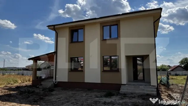 Casă nouă P+1, 122 mp utili, teren 400 mp, zona Bariera V?