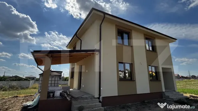 Casă nouă P+1, 122 mp utili, teren 400 mp, zona Bariera V?