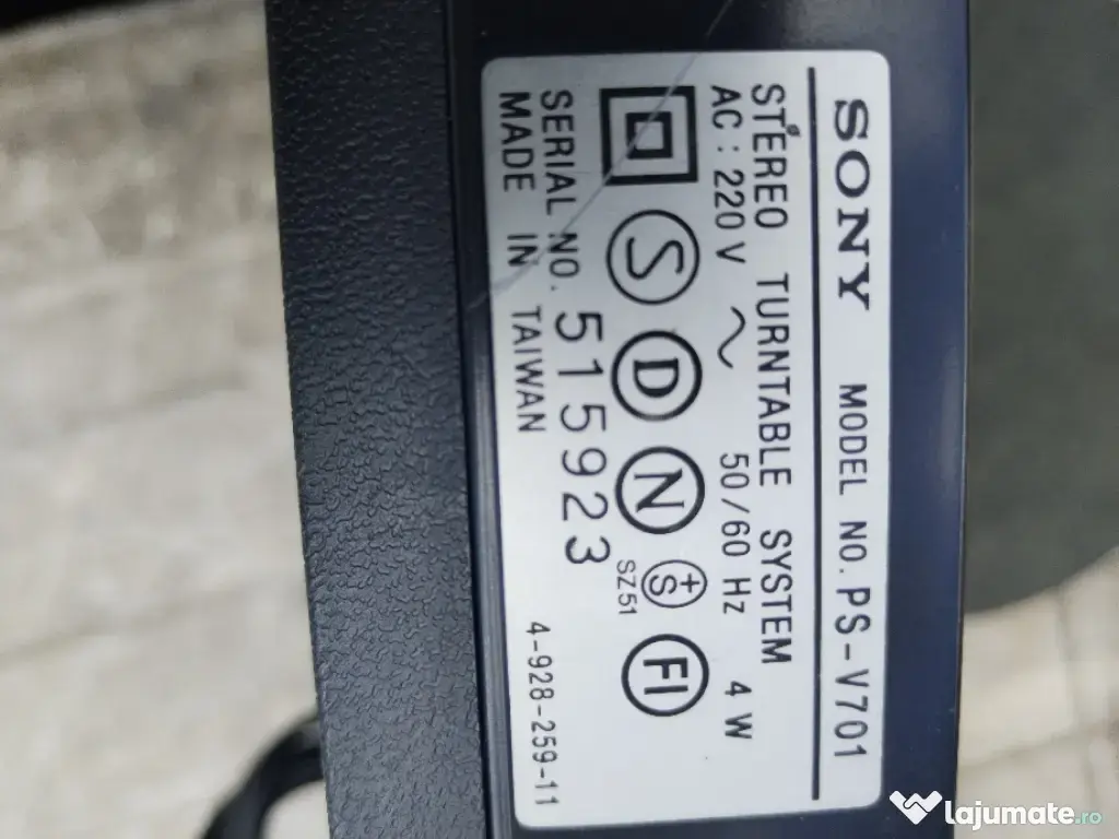 Pick-up deck Sony PS-V701 piese