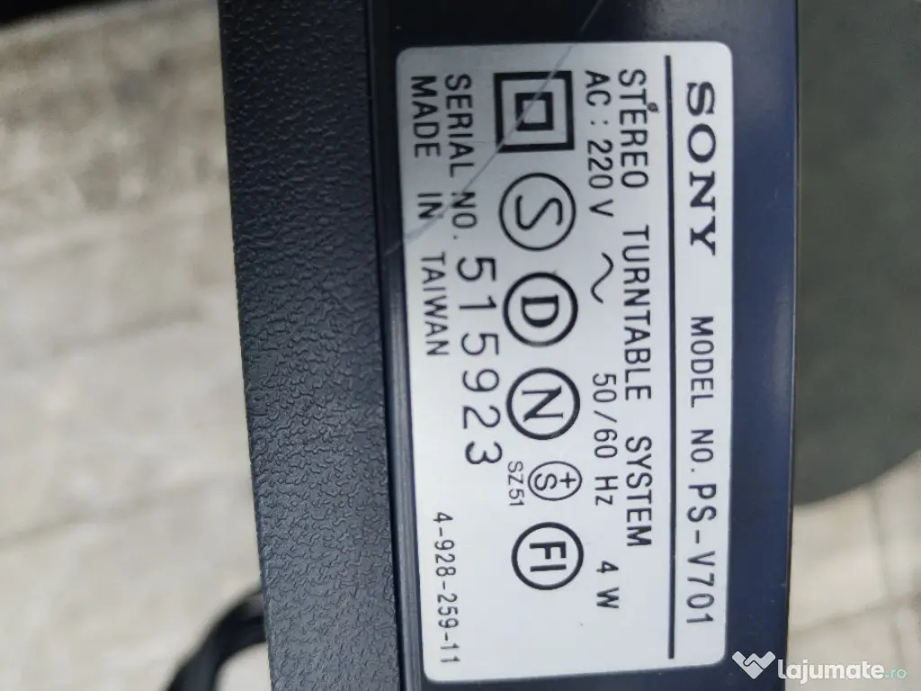 Pick-up deck Sony PS-V701 piese