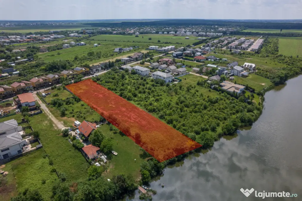 CORBEANCA - SCOLII, TEREN CONSTRUCTII, 5000 MP, LA LAC! - Corbeanca (Bucuresti-Ilfov)
