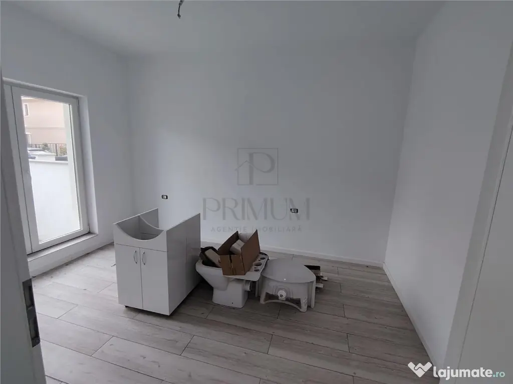 Duplex pe plan - canalizare - 4 camere