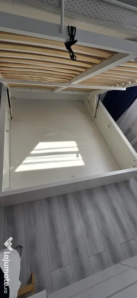 Pat Ikea 160x200 + saltea Jysk