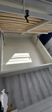 Pat Ikea 160x200 + saltea Jysk