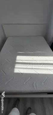 Pat Ikea 160x200 + saltea Jysk