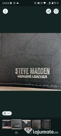 Portofel din piele naturala SUA - STEVE MADDEN