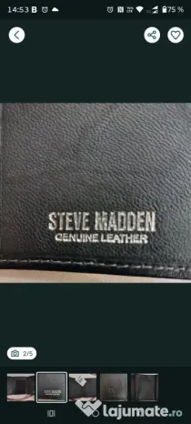 Portofel din piele naturala SUA - STEVE MADDEN