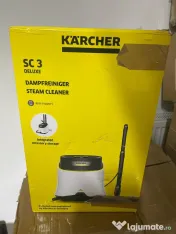 Aparat de curățat cu abur Kärcher SC 3 Deluxe, presiune 3,5 bari, 1900 W, 75 m² 
