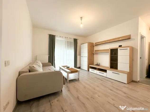 2 camere, curte privată 60 mp, centrala, bloc 2023