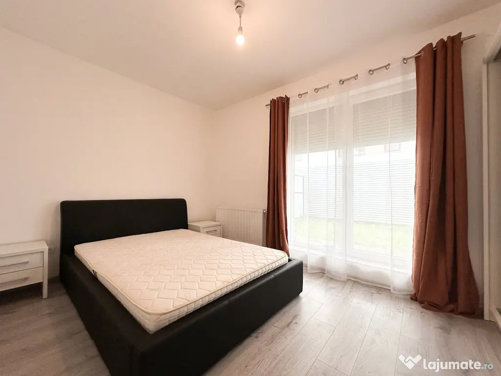 2 camere, curte privată 60 mp, centrala, bloc 2023
