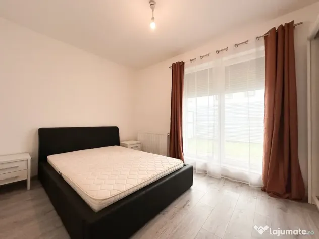 2 camere, curte privată 60 mp, centrala, bloc 2023