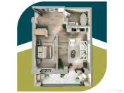APARTAMENT CU 2 CAMERE, ETAJ 1, 50 MP IASI