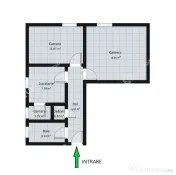 Apartament cu 2 camere decomandate zona Milea/OMV din Sibiu