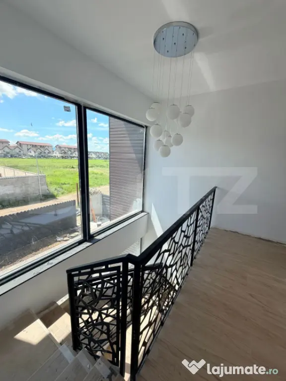 Casa noua de vanzare, finisata la cheie, teren 540 mp, 157