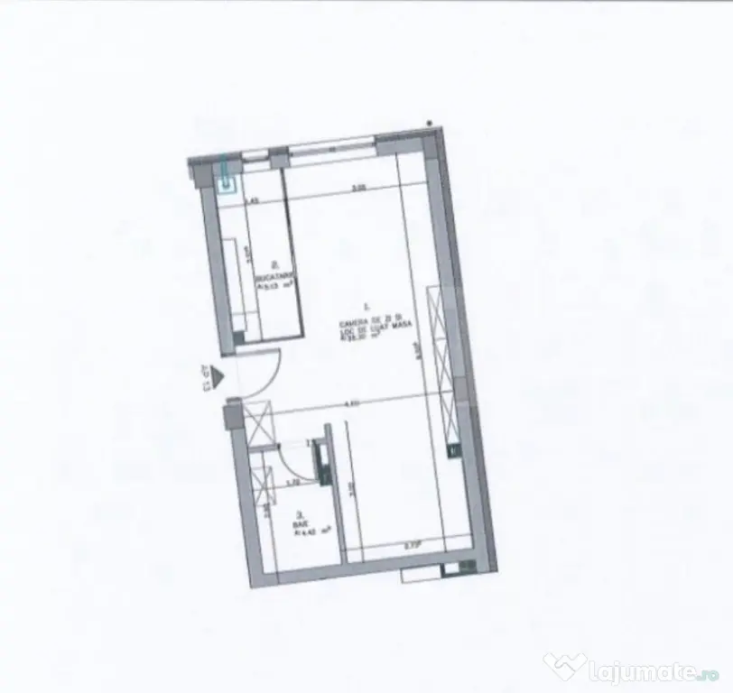 Studio premium cu nișă de dormit | 37,8 mp utili | Aproape